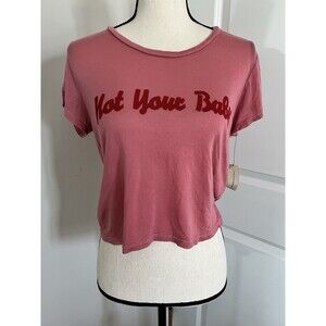 NWT Reformation Not Your Baby Cropped Tee XS